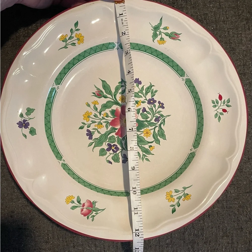Rosalynn floral 12 in chop serving platter dish - Japan